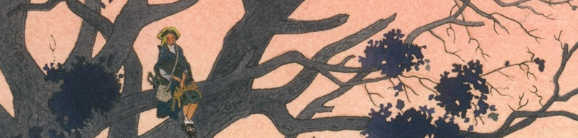 Ilustratie © Yan Nascimbente la „Baronul din copaci” (fragment)