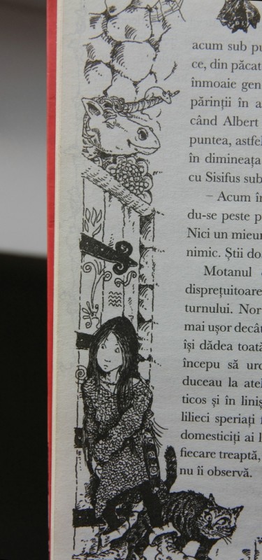 Detaliu pagină cu ilustraţie. (clic ca s-o măreşti. Foto @)