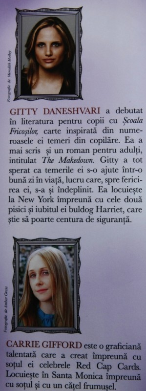 (Despre autoare. Foto @)