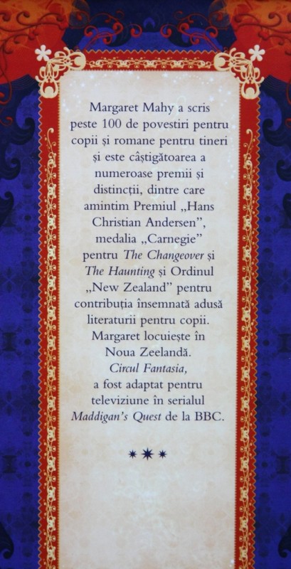 (Despre autoare, Margaret Mahy)